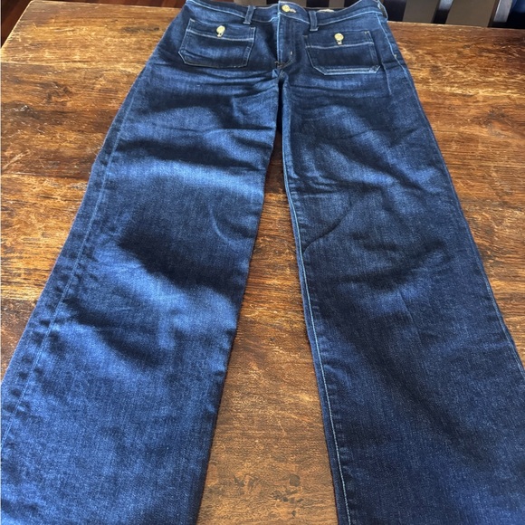 J. Crew Dark Blue Sailor Jeans - Picture 8 of 9
